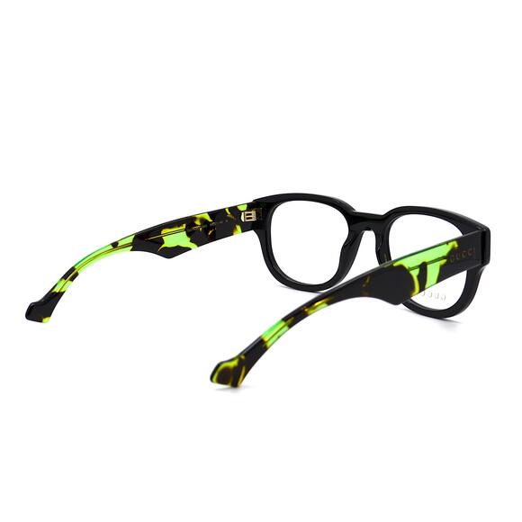 GUCCI GG1429O 003 BLACK GREEN AUTHENTIC EYEGLASSES FRAME - Picture 5 of 10